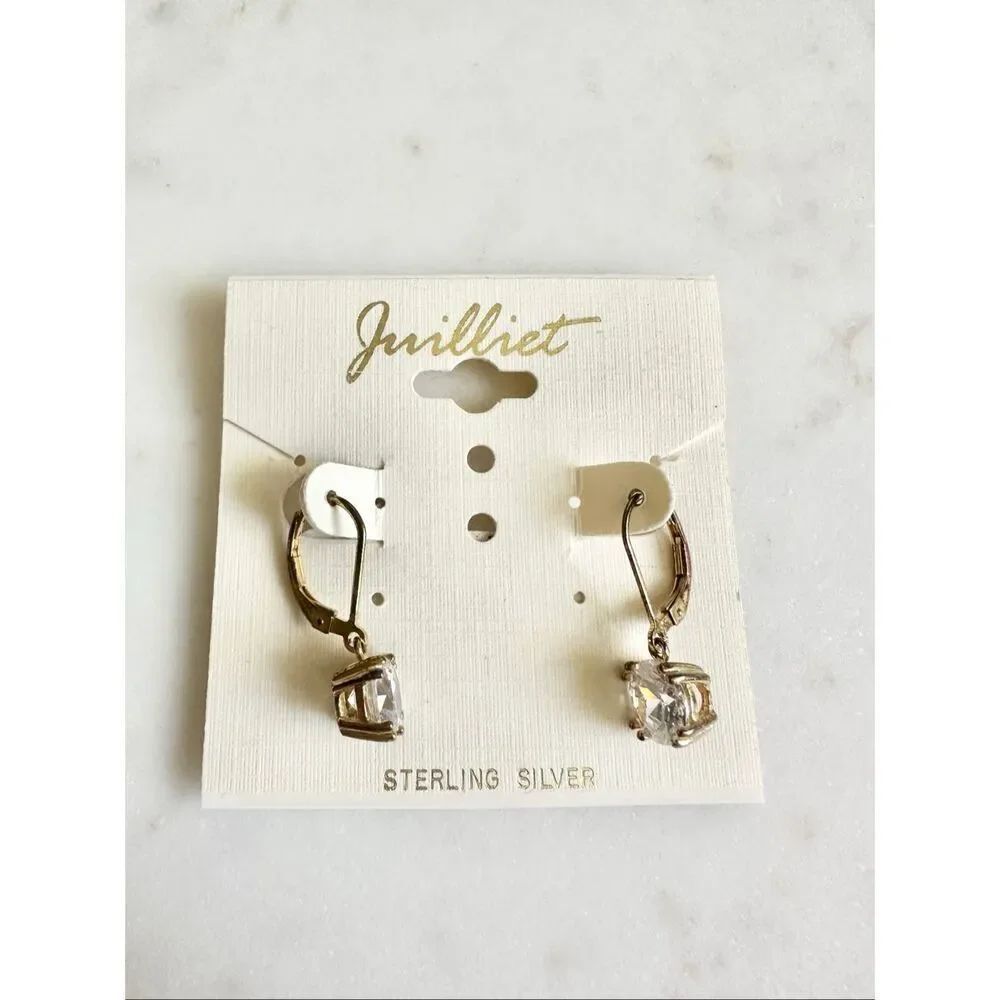 Juilliet dangle earrings - sterling silver